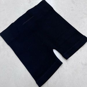 Shadow Hill Black Ribbed Biker Shorts